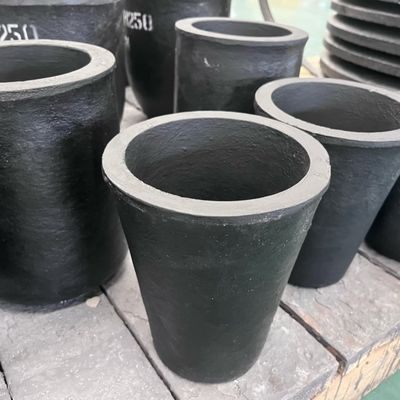 Machine Pressed High Density Graphite Clay Crucible with Extended Service Life