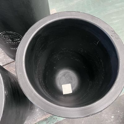 Self-Glazing Graphite Clay Crucible with Built-in Protective Surface Layer Formation