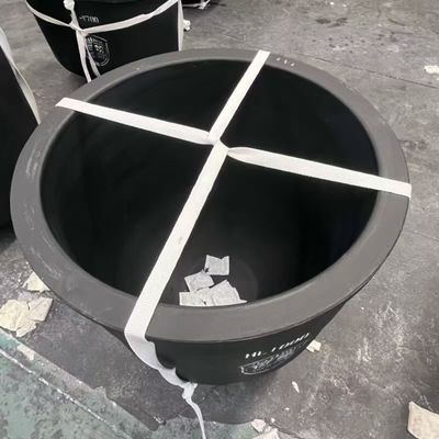 Preheated Energy Saving Copper Melting SiC Graphite Crucible with Thermal Storage Design