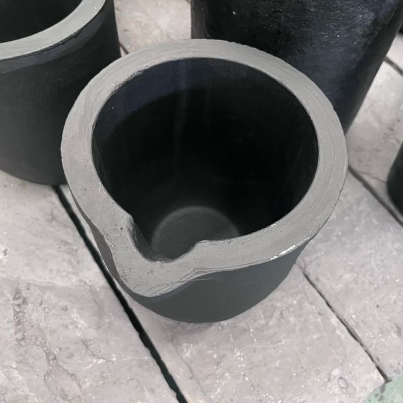 Nickel Superalloy High Temperature SiC Graphite Crucible 1600C for Aerospace Turbine