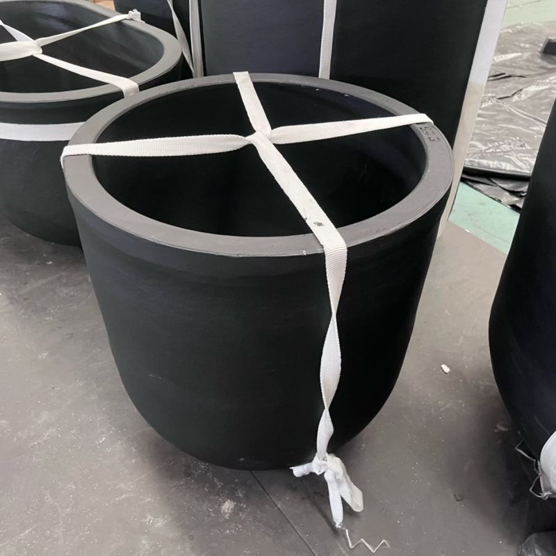 Rotary Drum Furnace SiC Graphite Crucible for Uniform Temperature Melting Process