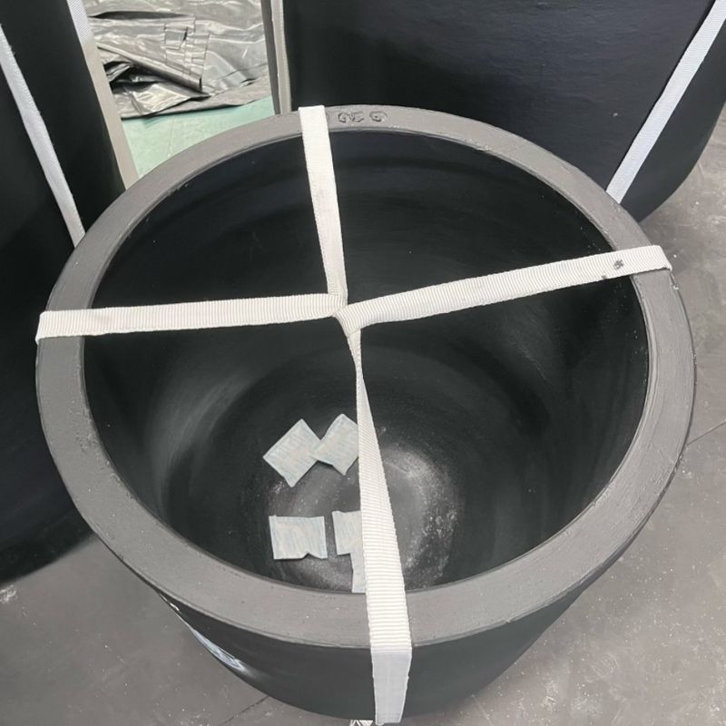 Grain Refiner Compatible SiC Graphite Crucible for Aluminum Alloy Modification Treatment