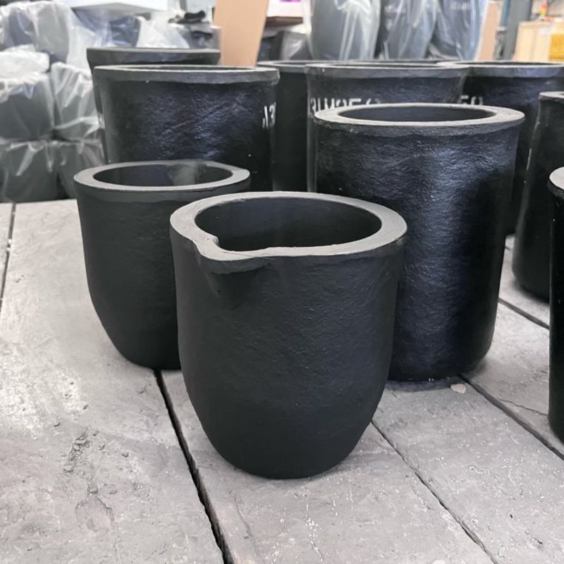 Oil Fired Furnace Clay Graphite Crucible for Aluminum Alloy Die Casting Workshop Production