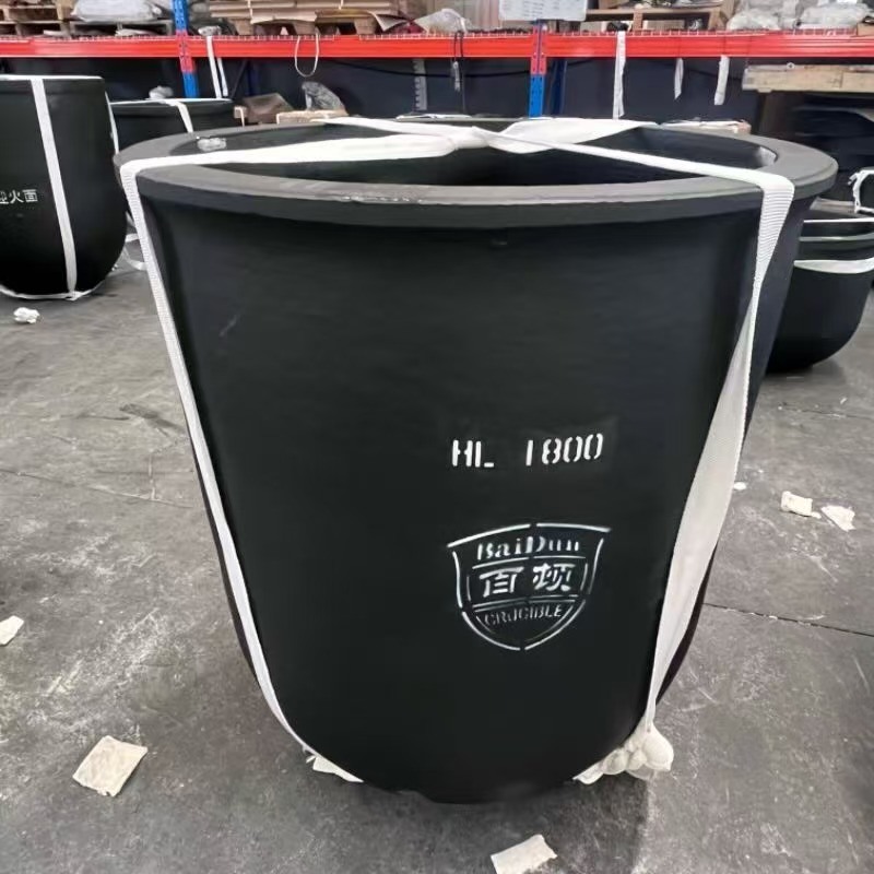 500kg Heavy Duty Copper Melting SiC Graphite Pot for Industrial Wire and Cable Production