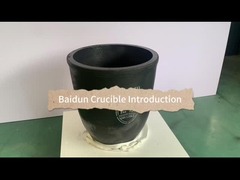 High Purity Round Copper Melting Crucible 150Kg Capacity Good Chemical Stability