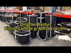 Round Crucible with Spout Ideal for Precise Pouring and Melting in Industrial Settings