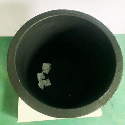 Round Silicon Carbide Graphite Conventional Type Crucible For Melting Copper