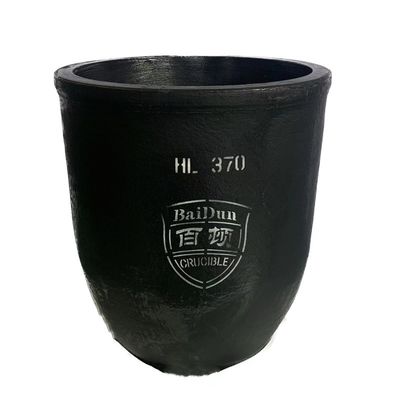 Cylindrical High Purity Crucible Silicon Carbide Graphite For Aluminum Melting