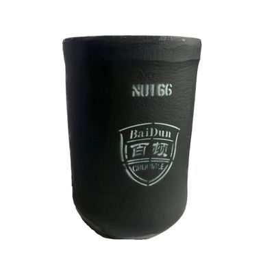 Cylindrical Induction Furnace Crucible Energy Saving Carborundum Large Graphite Crucible
