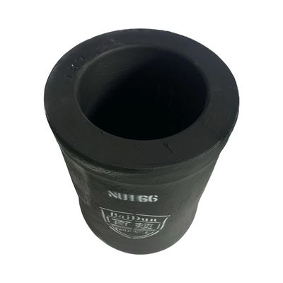 Cylindrical Induction Furnace Crucible Energy Saving Carborundum Large Graphite Crucible