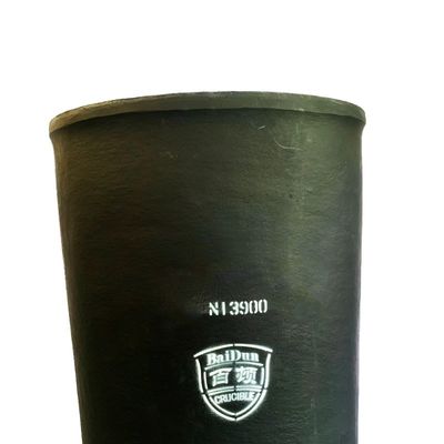 Carborundum Graphite Crucible For Induction Furnace Straight Cylindrical Crucible