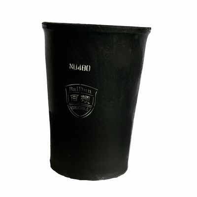 Straight Cylindrical Carborundum Graphite Crucible Fast Thermal Conductivity