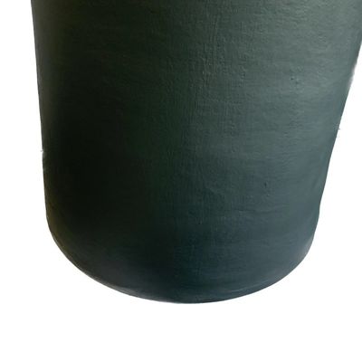 Cylindrical Induction Furnace Crucible Silicon Carbide Graphite Metal Melting Vessel
