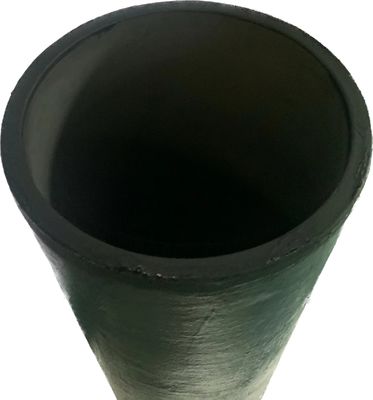 Cylindrical Induction Furnace Crucible Silicon Carbide Graphite Metal Melting Vessel