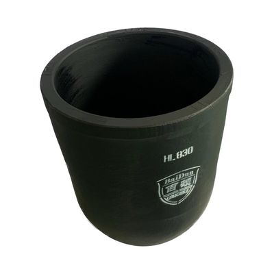High Oxidation Resistance Silicon Carbide Graphite Conventional Circular Type Crucible Metal Melting