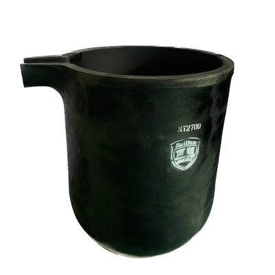 Silicon Carbide Graphite Pouring Nozzle Crucible Metal Melting High Thermal Conductivity