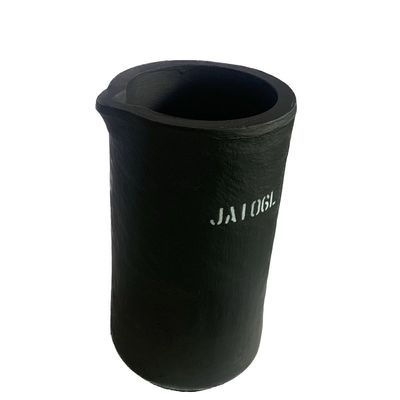 Corrosion Resistant Metal Melting Crucible Silicon Carbide Graphite With Pouring Nozzle