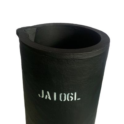 Corrosion Resistant Metal Melting Crucible Silicon Carbide Graphite With Pouring Nozzle