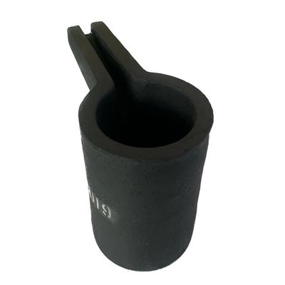 Heat Resistance Crucible With Pouring Nozzle Metal Saving Silicon Carbide Graphite