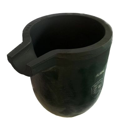 Metal Saving Crucible With Pouring Nozzle Metal Melting Silicon Carbide Graphite Crucible