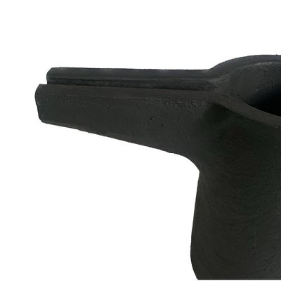Design Flexibility Heat Resistance Metal Saving Metal Melting Silicon Carbide Graphite Crucible With Pouring Nozzle