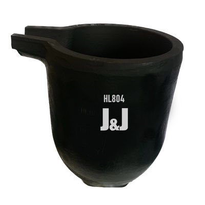 Silicon Carbide Graphite Crucible With Pouring Nozzle For Metal Melting