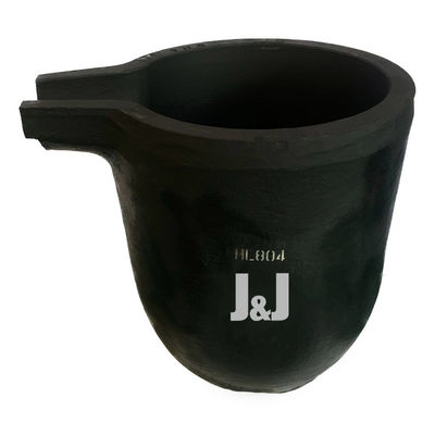 Silicon Carbide Graphite Crucible With Pouring Nozzle For Metal Melting