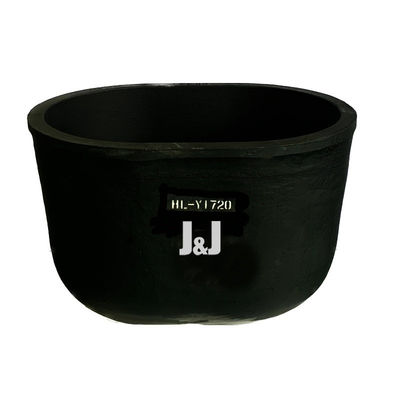 Chemical Resistance Oval Type Crucible Isostatic Pressing Silicon Carbide Crucible