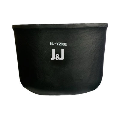 Silicon Carbide Graphite Oval Type Crucible Metal Melting Oxidation Chemical Resistance