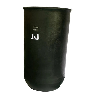 Straight Cylindrical Induction Furnace Crucible Melt Metal Vessel Thermal Shock Resistance