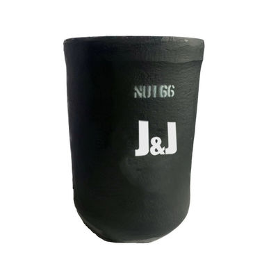 Straight Silicon Carbide Graphite Crucible For Metal Melting Low Slag Adherence