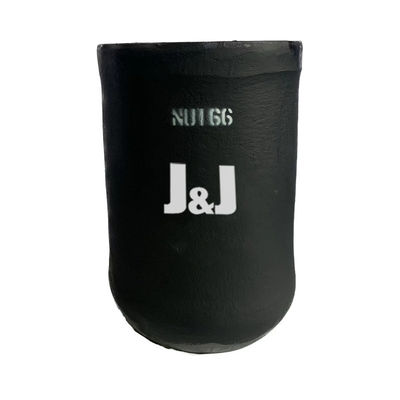 Straight Silicon Carbide Graphite Crucible For Metal Melting Low Slag Adherence