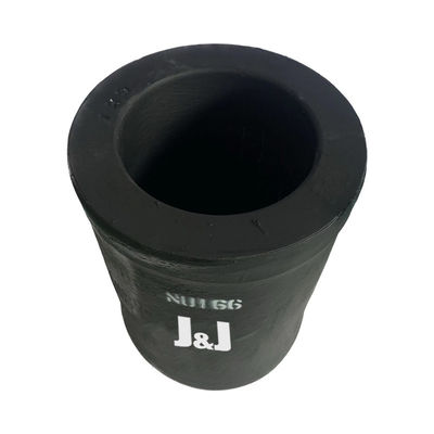 Straight Silicon Carbide Graphite Crucible For Metal Melting Low Slag Adherence