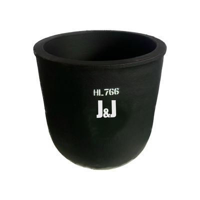 Uniform Heating Round Conventional Type Crucible Outstanding Corrosion Resistance