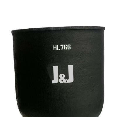 Uniform Heating Round Conventional Type Crucible Outstanding Corrosion Resistance
