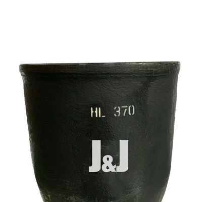 Round Silicon Carbide Graphite Crucible For Melting Aluminum Oxidation Resistance