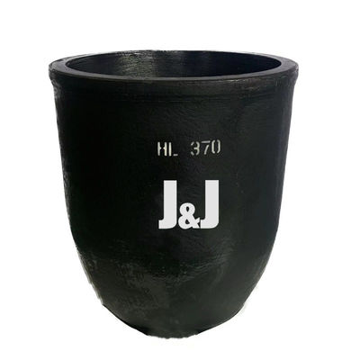 Round Silicon Carbide Graphite Crucible For Melting Aluminum Oxidation Resistance