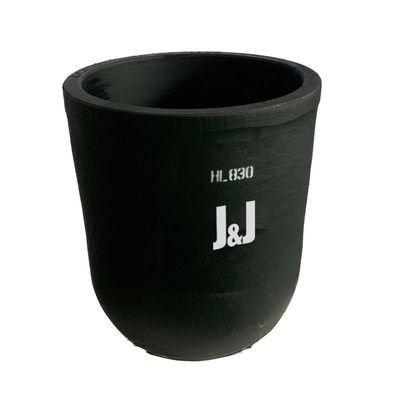 High Pure Silicon Carbide Graphite Crucible Conventional Circular Crucible Metal Melting