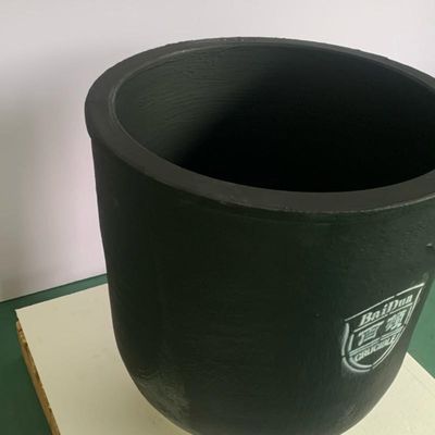 Cylindrical Silicon Carbide Crucible