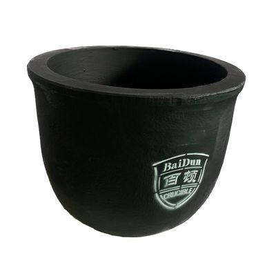 Capacity Carbon Silicon Carbide Melting Crucible Cylindrical Shape for Melting and Casting