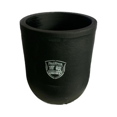 Wipe Clean Balck Metal Melting Crucible Temperature Resistance For Jewelry Making