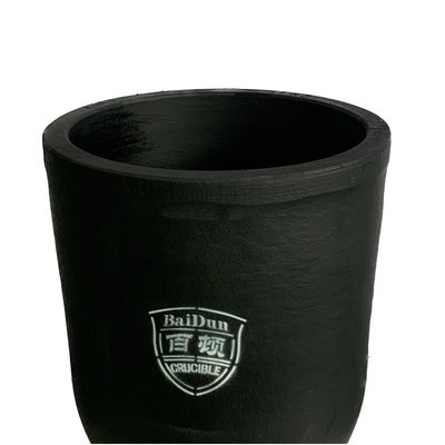 Capacity Carbon Silicon Carbide Melting Crucible Cylindrical Shape for Melting and Casting