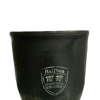 Cylindrical Graphite Carbon Crucible Corrosion Resistance Smooth Surface Finish