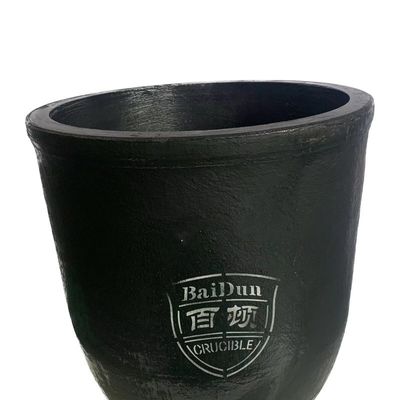 Cylindrical Graphite Carbon Crucible Corrosion Resistance Smooth Surface Finish