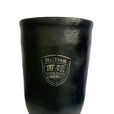 Cylindrical Graphite Carbon Crucible Corrosion Resistance Smooth Surface Finish