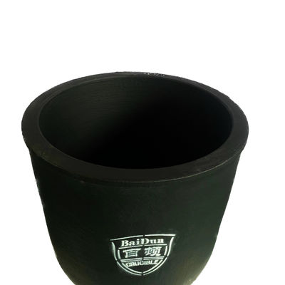 Cylindrical Silicon Carbide Melting Graphite Crucible Thermal Shock Resistance