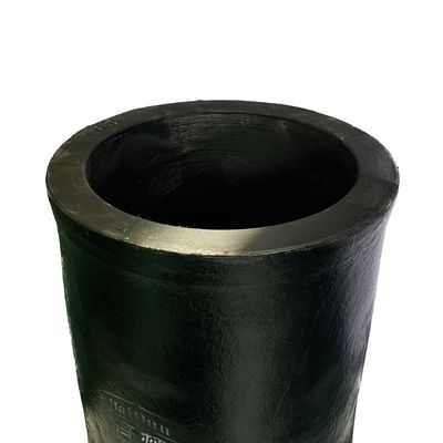 Round Silicon Carbide Crucible Acidic / Basic Resistant 150kg Capacity Long Life