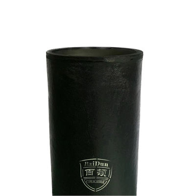 Straight Silicon Carbide Round Crucible Melting Vessel For Non Ferrous Metals