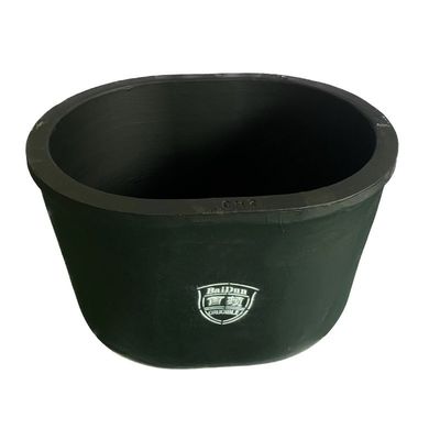 Thermal Shock Resistance Graphite Clay Crucible Cylindrical For Melting And Casting