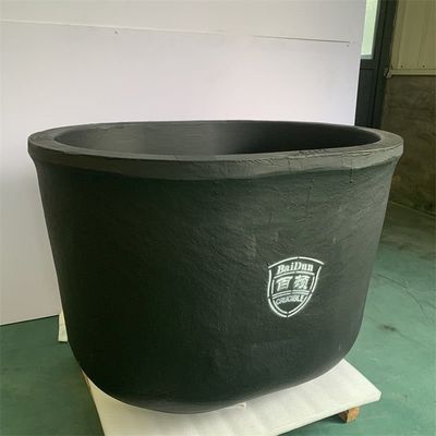 Corrosion Resistant Graphite Crucible For Casting Molding Thermal Conductivity 119 W/mK